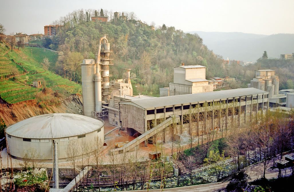 The abandoned cement factory